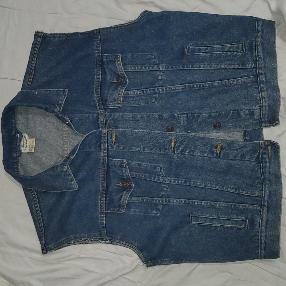 Womens denim vest